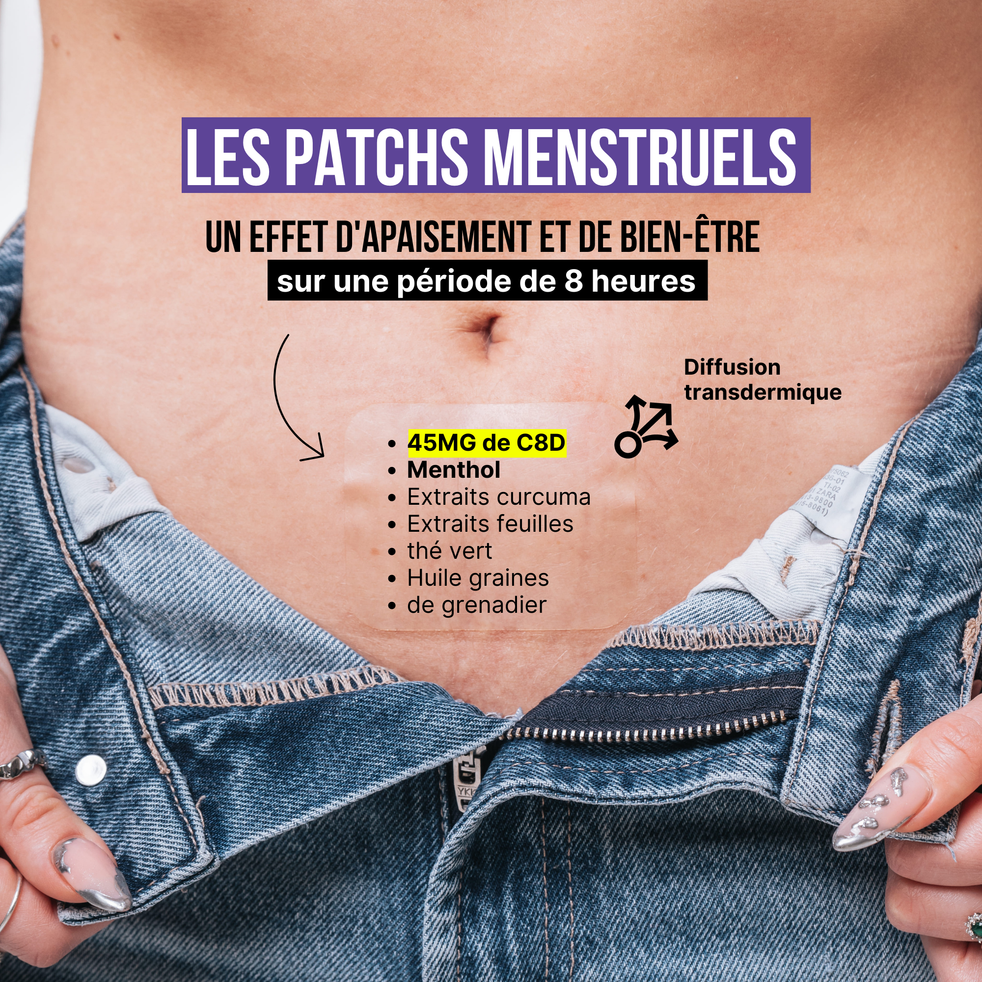 patchs huiles essentielles menstruels regles douloureuses endometriose