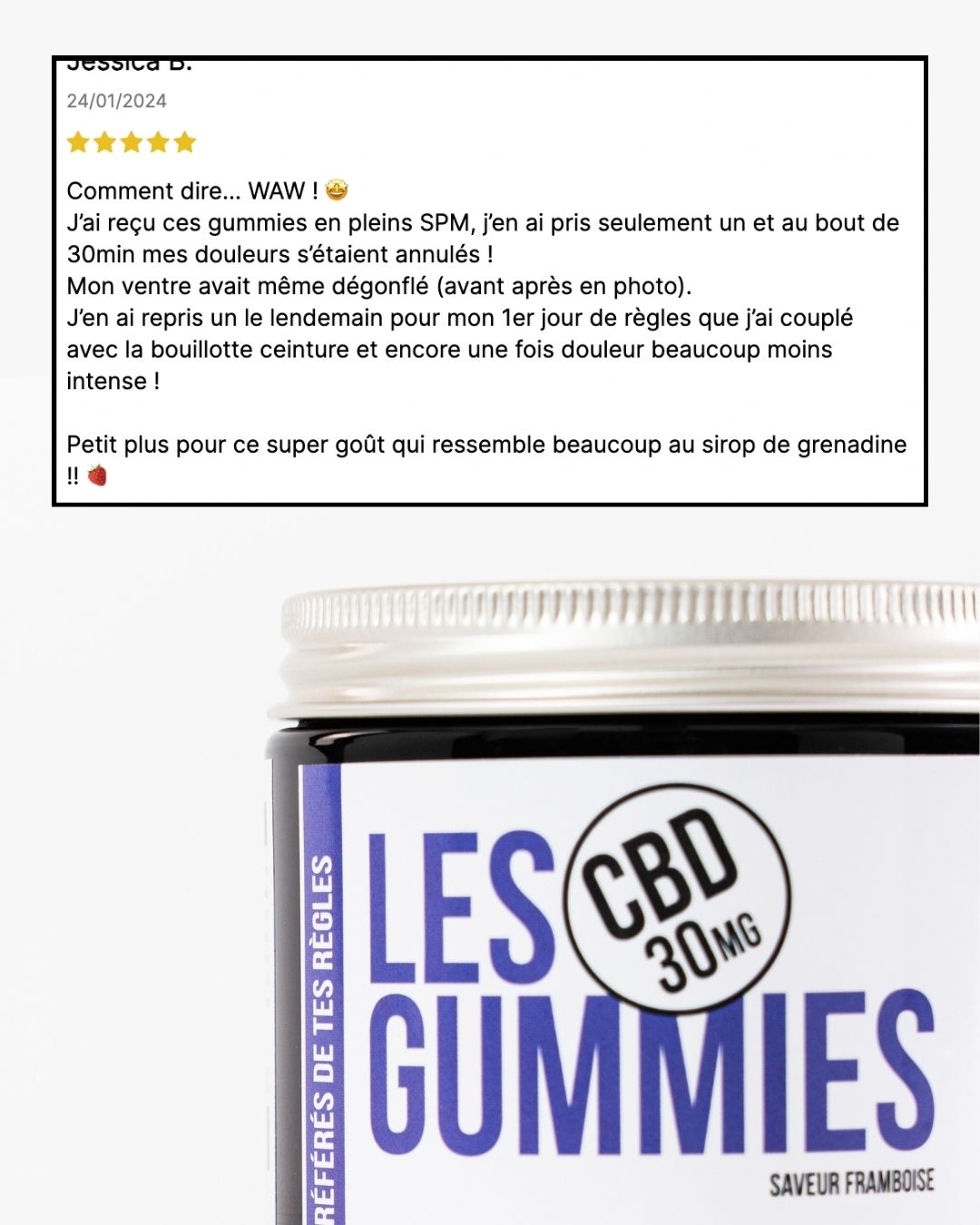 Gummies règles douloureuses anxiété endométriose 