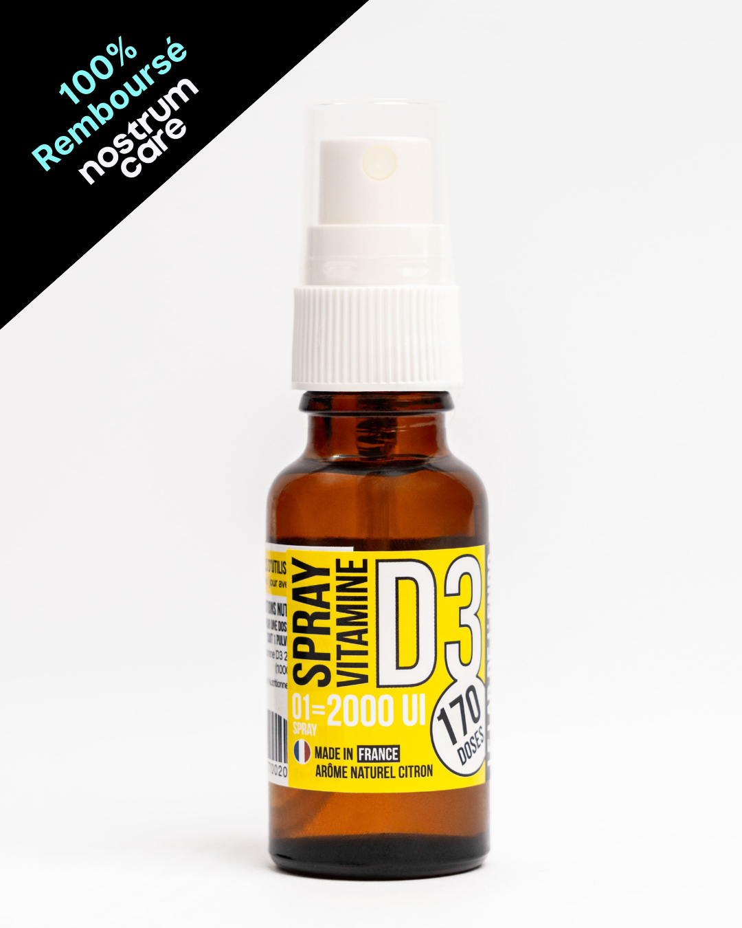 Vitamine D3 Spray - 2000UI (6 mois)