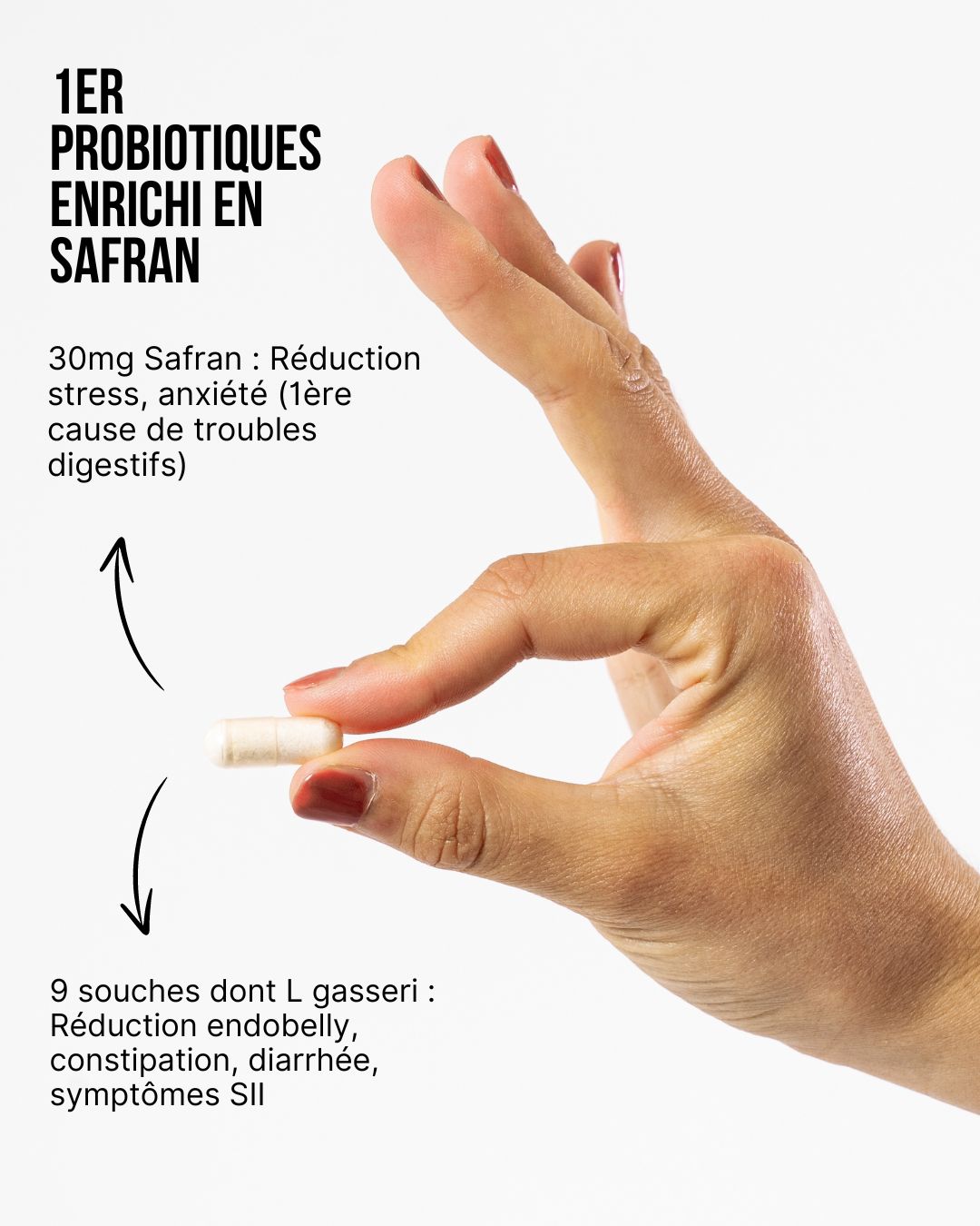 Probiotiques 9 souches - Safran 30mg